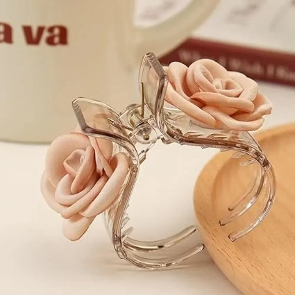 Roses Hair Claw Clips Set of 2